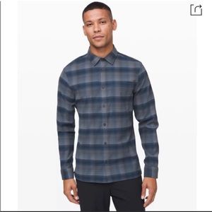 Lululemon Masons Peak Flannel.  Layer Up Soft Flannel Button Up Size M